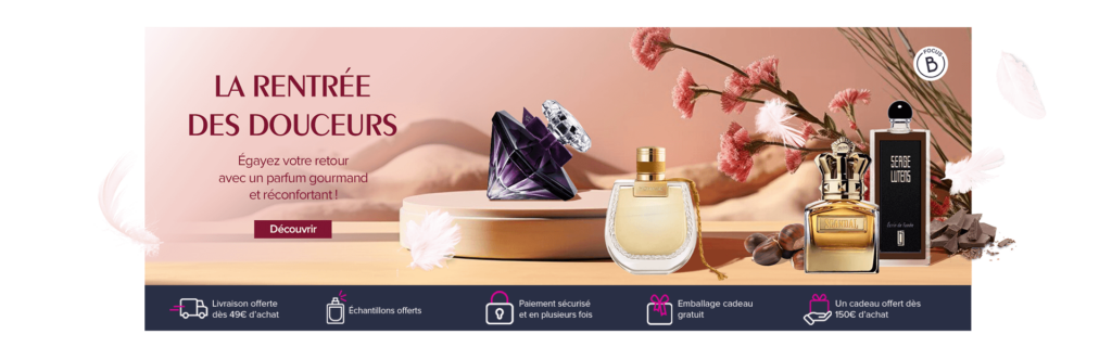 Découvrez la boutique en ligne parfum de Parfumerie Burdin